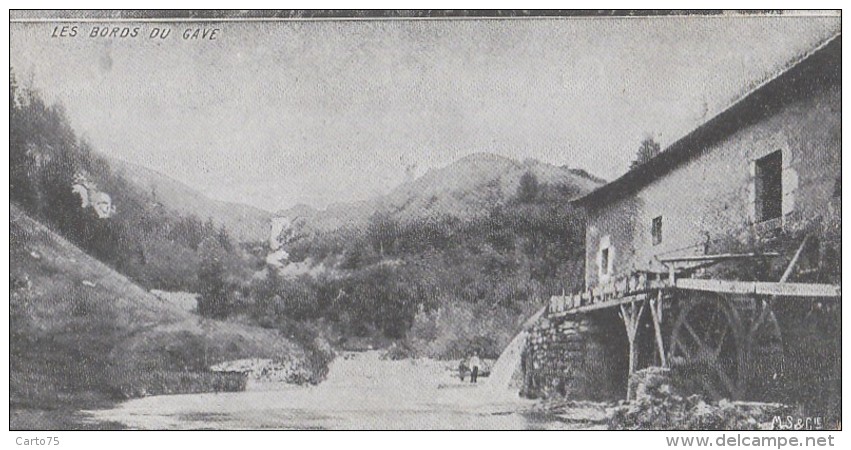 Architecture - Moulin à Roue - Les Bords Du Gave - Molinos De Agua