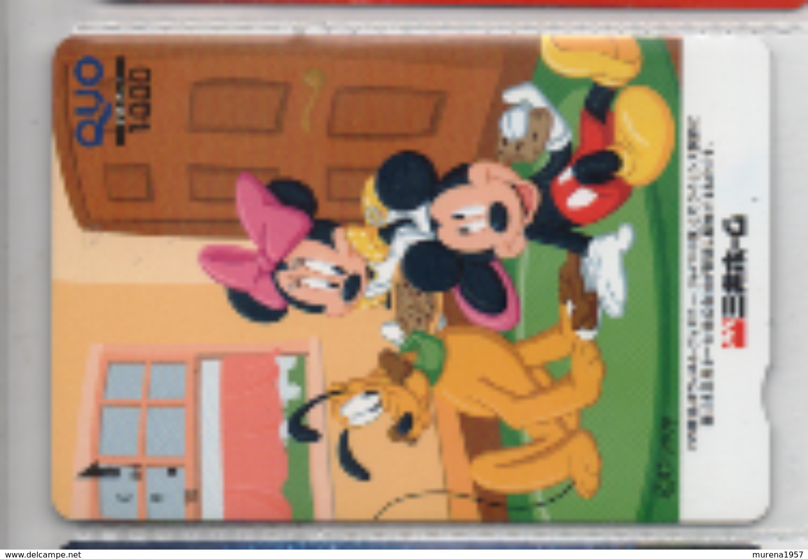 PHONECARD JAPAN DISNEY PREPAID QUO- USED - Disney