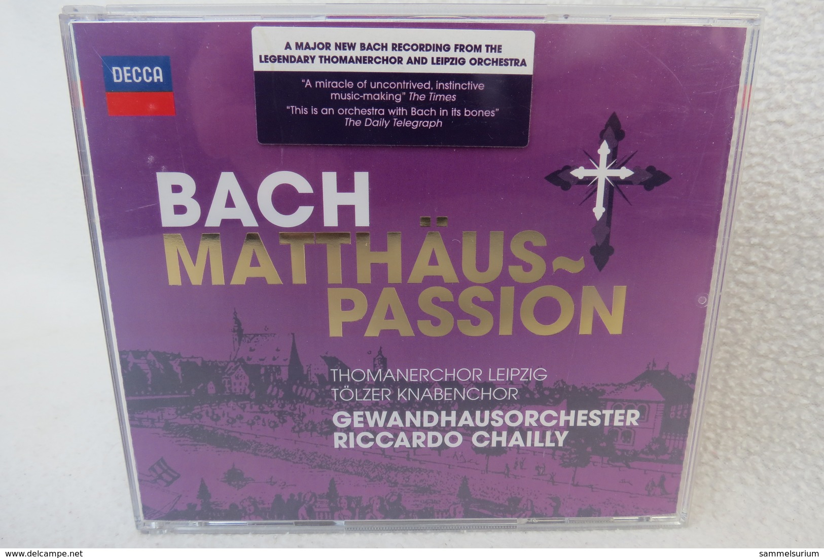 2 CDs "Bach Matthäus-Passion" Thomanerchor Leipzig, Tölzer Knabenchor, Gewandhausorchester Riccardo Chailly - Klassik