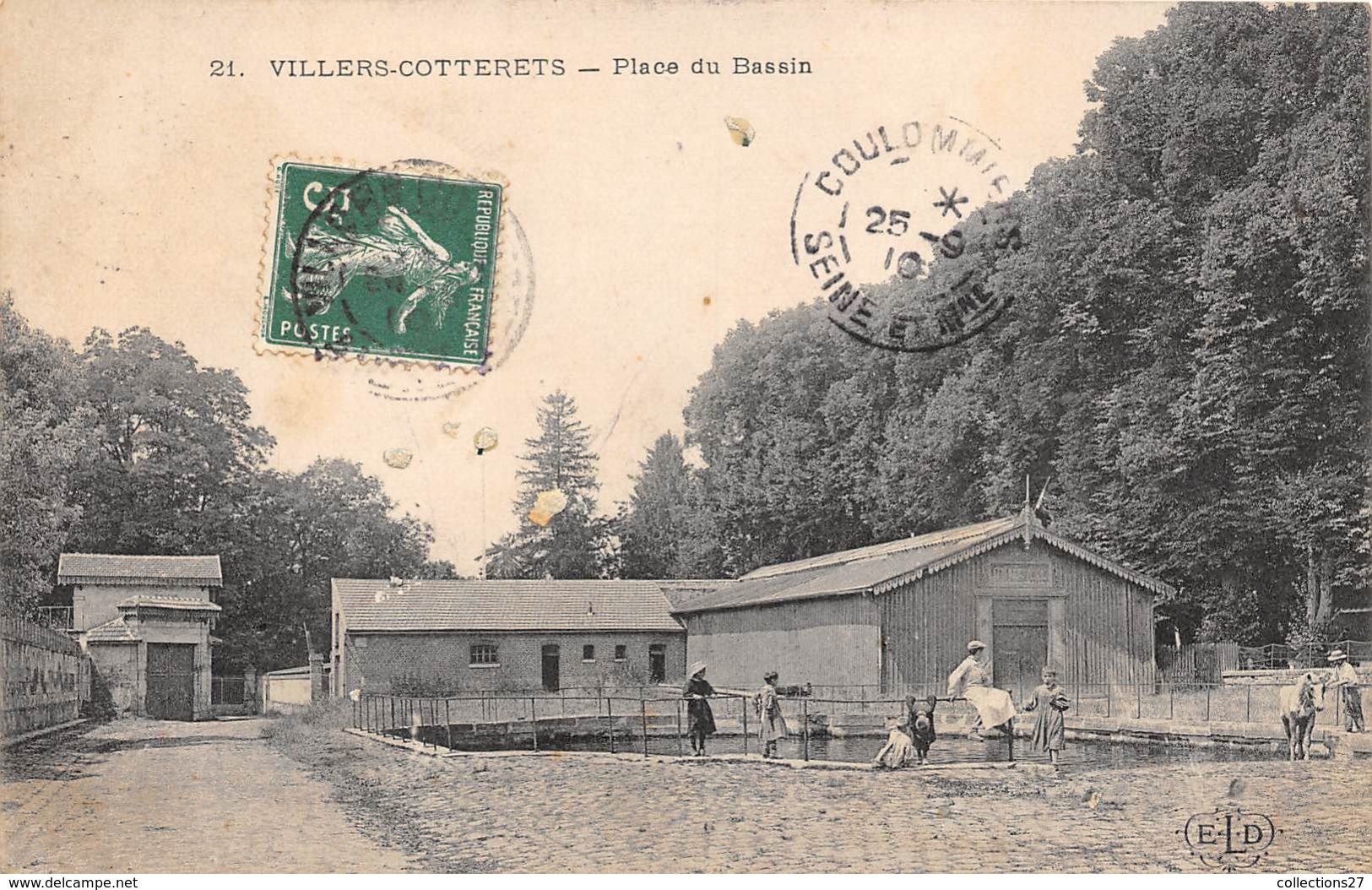 02-VILLERS-COTTERETS- PLACE DU BASSIN - Villers Cotterets