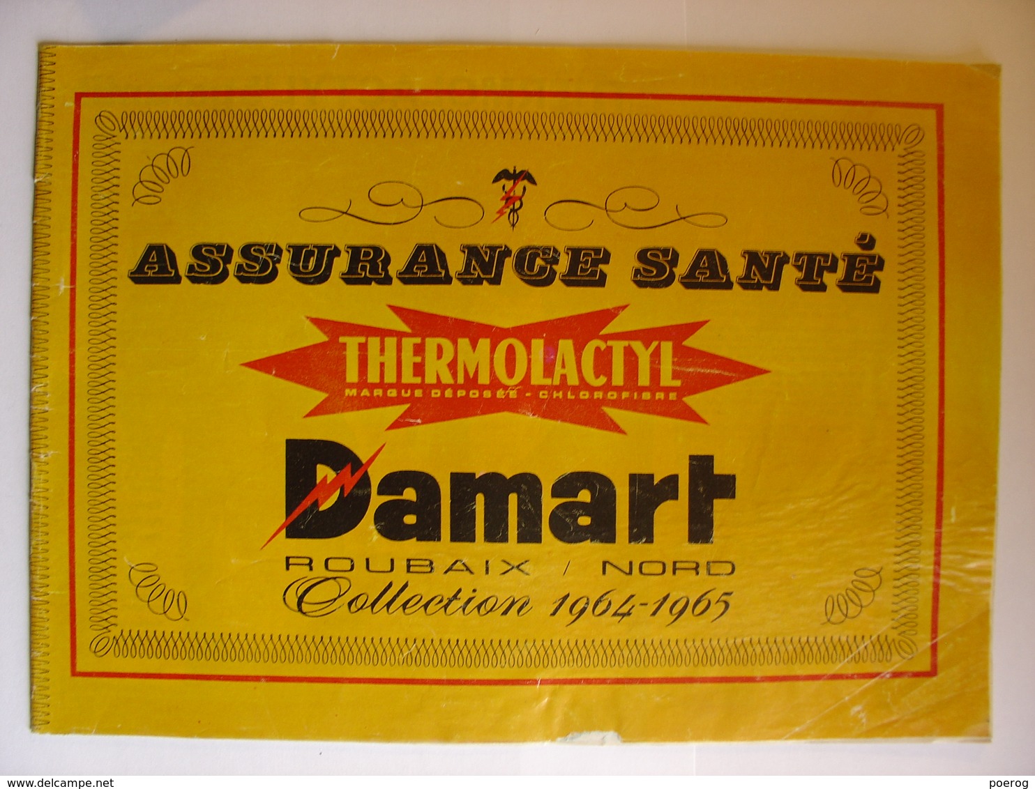 CATALOGUE DAMART COLLECTION 1964/1965 - ROUBAIX NORD - DAMART THERMOLACTYL ASSURANCE SANTE - 1960 FASHION - Kleding & Textiel