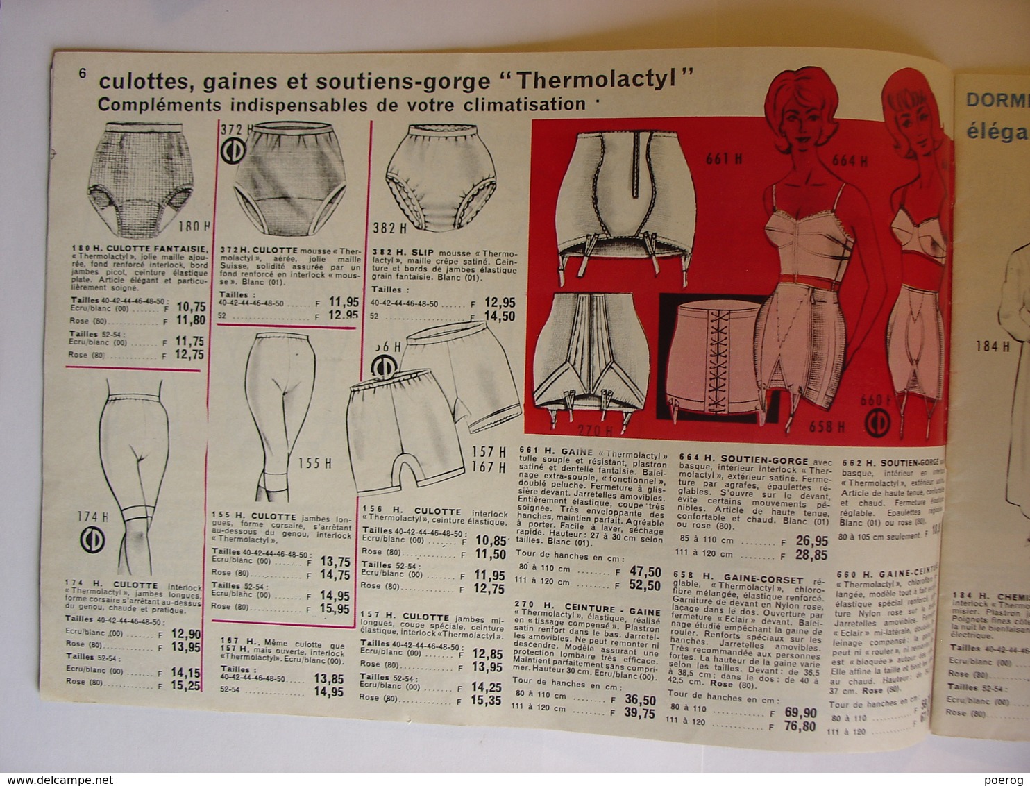 CATALOGUE DAMART COLLECTION 1964/1965 - ROUBAIX NORD - DAMART THERMOLACTYL ASSURANCE SANTE - 1960 FASHION - Textile & Clothing