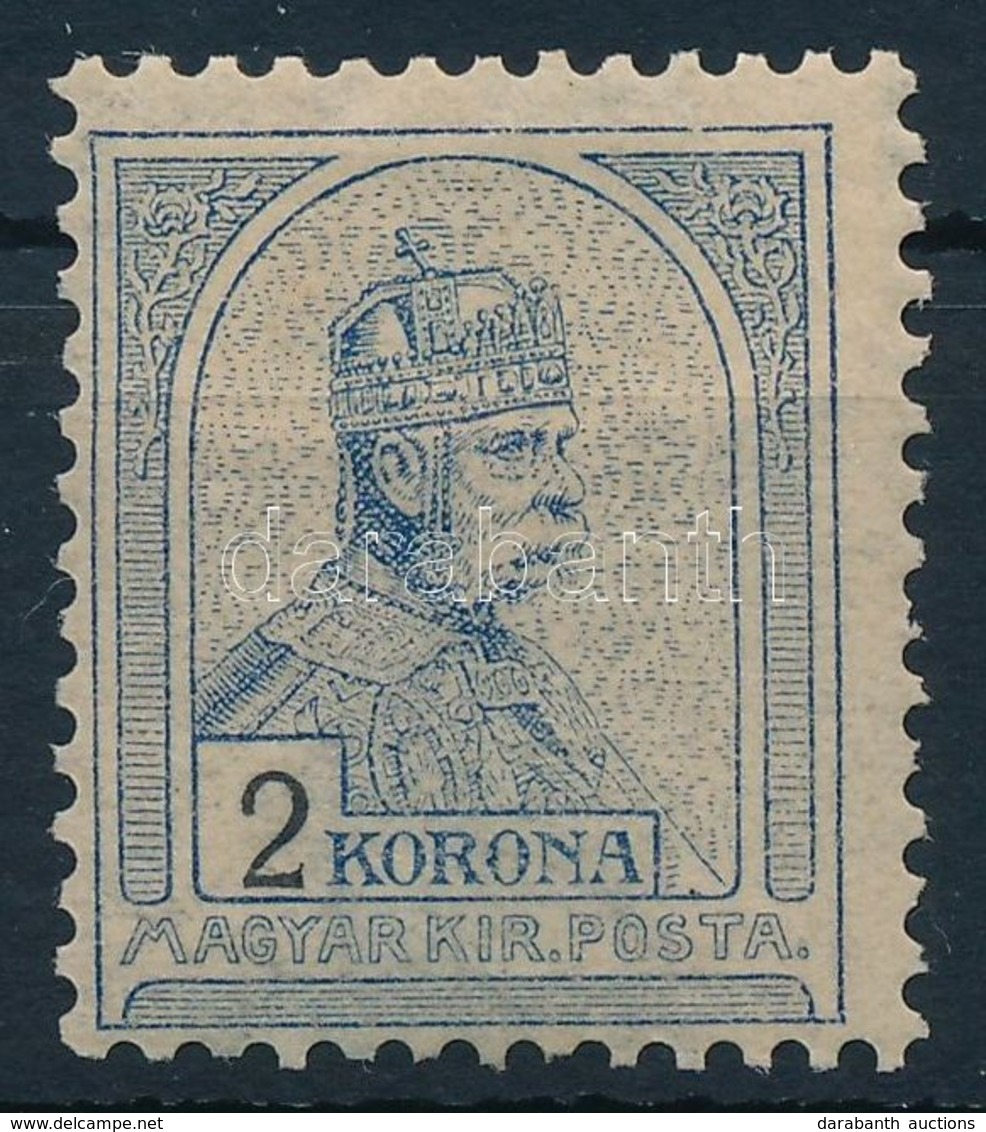 * 1904 Turul 2 K (200.000) (1 Rövid Fog / 1 Short Perf) - Other & Unclassified