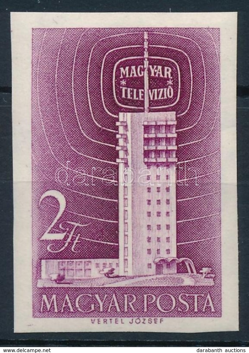 ** 1958 Televízió (I.) Vágott Bélyeg (3.000) - Andere & Zonder Classificatie