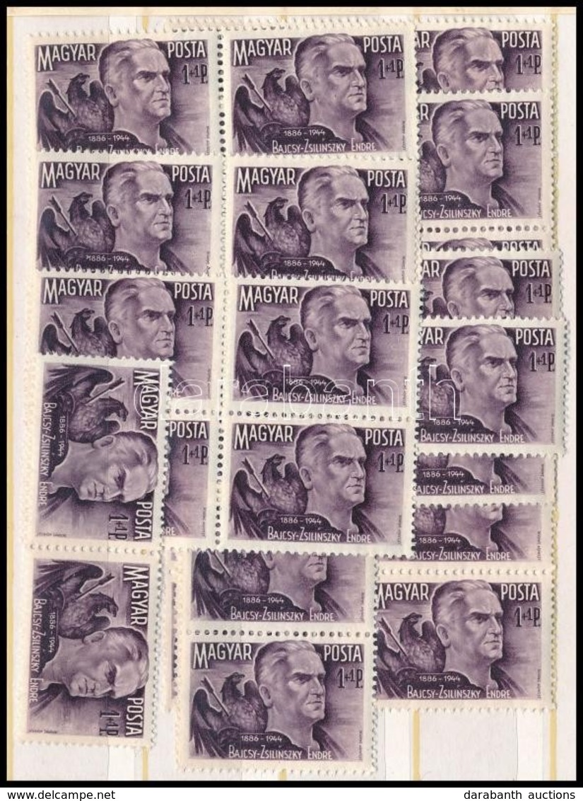 ** 1945 Bajcsy-Zsilinszky Endre 50 Db Bélyeg (10.000) - Andere & Zonder Classificatie