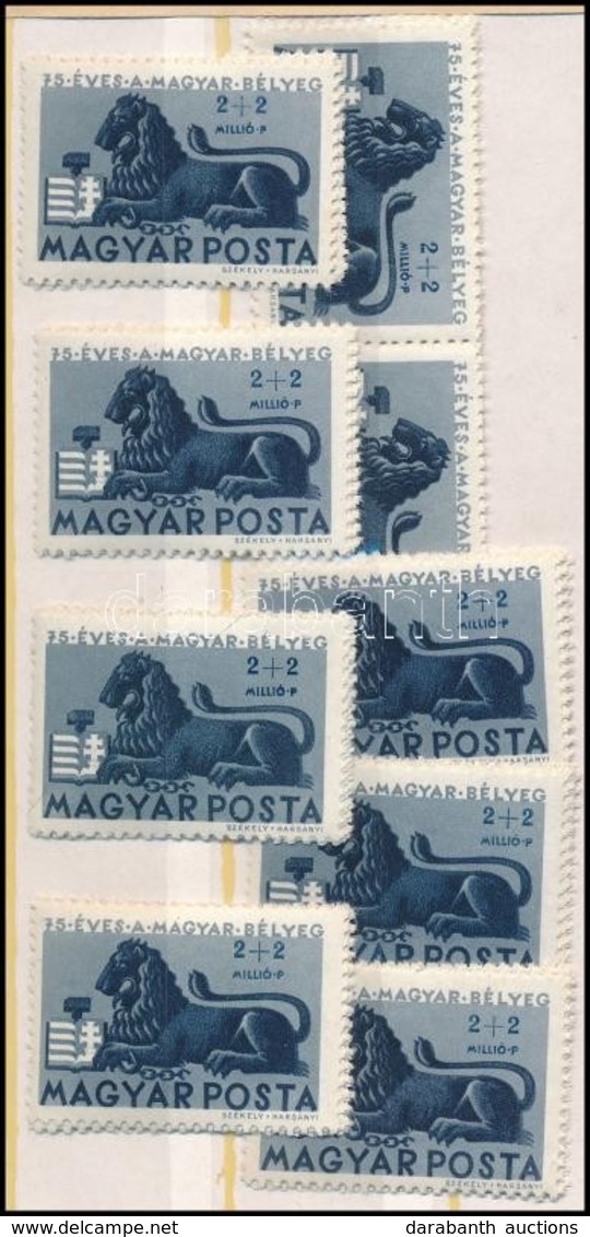 ** 1946 Bélyegjubileum 9 Db Sor (10.800) - Andere & Zonder Classificatie