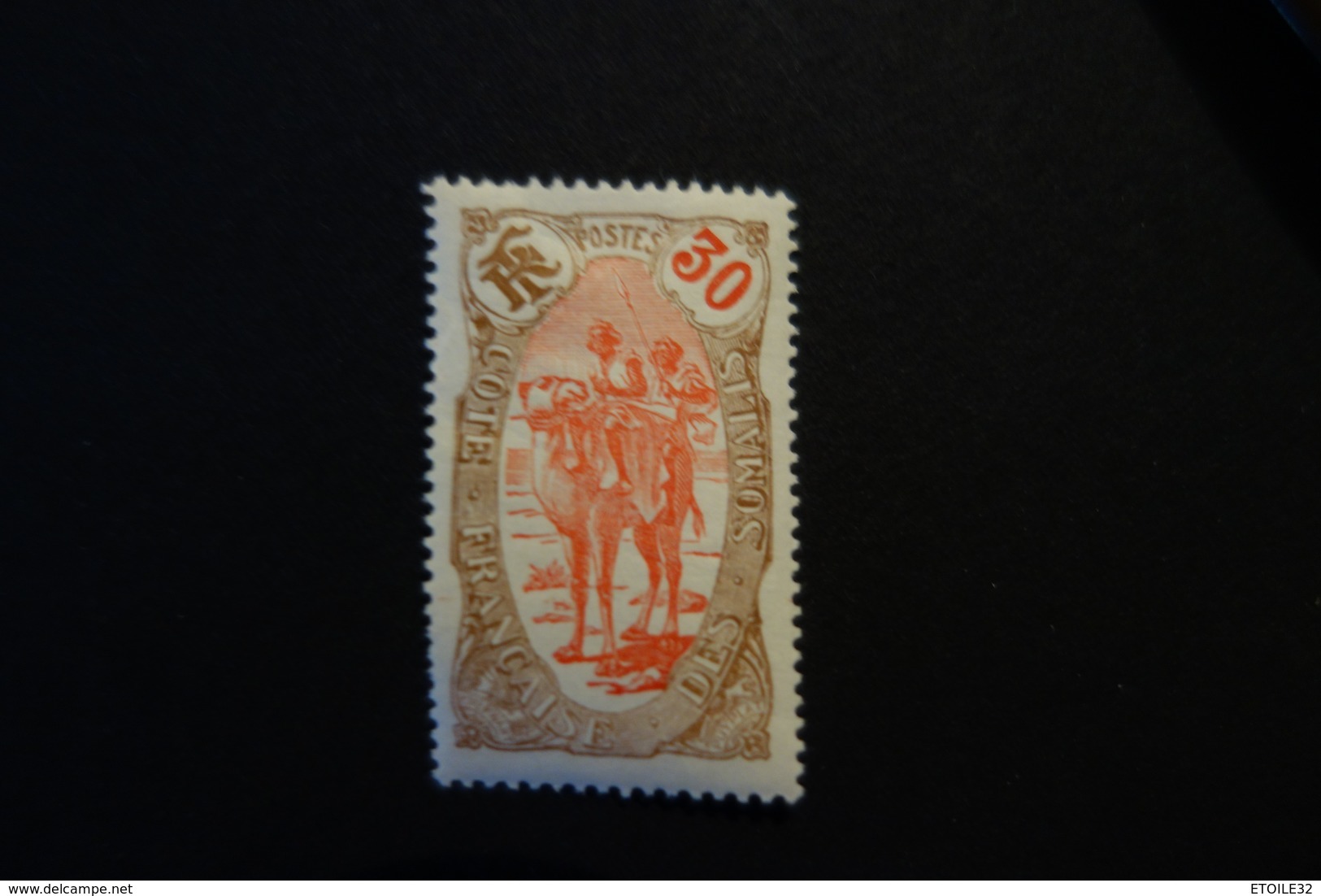 COTE DES SOMALIS N°74* Mh C.11e - Used Stamps