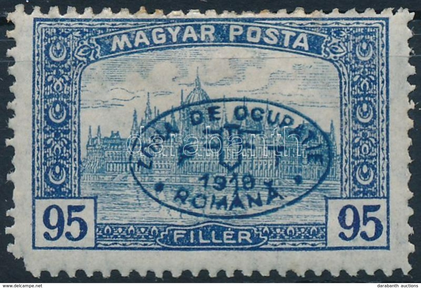 * Debrecen I. 1919 Magyar Posta 95f Garancia Nélkül (**50.000) (sarokhiba / Corner Fault) - Andere & Zonder Classificatie