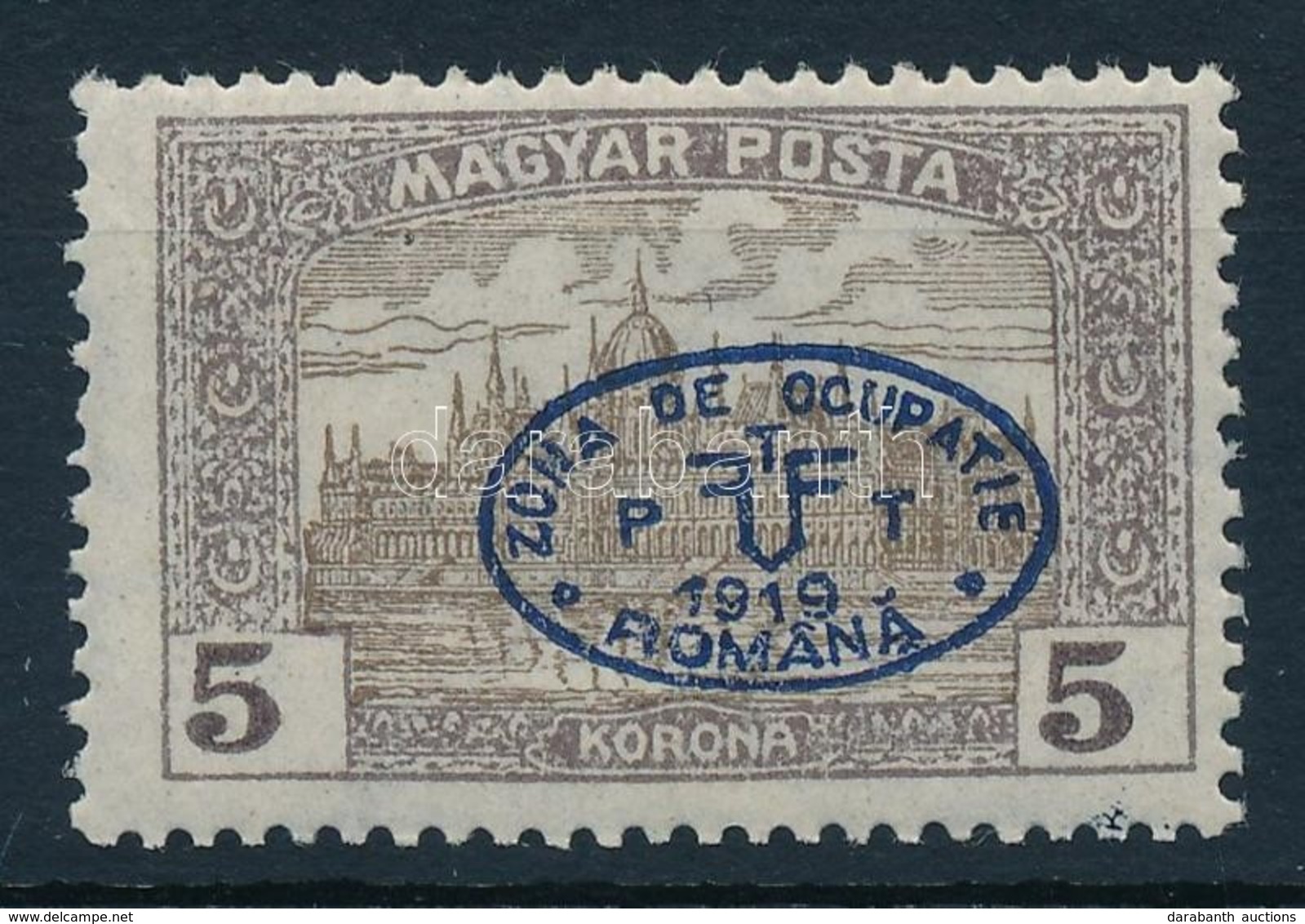 * Debrecen I. 1919 Magyar Posta 5K Garancia Nélkül (**350.000) - Sonstige & Ohne Zuordnung