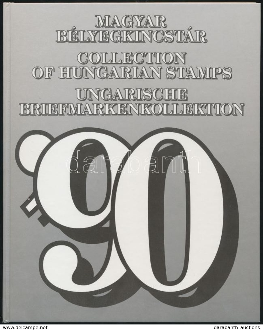 1990 Magyar Bélyegkincstár üres, Bélyegek Nélkül / Empty, Without Stamps - Andere & Zonder Classificatie