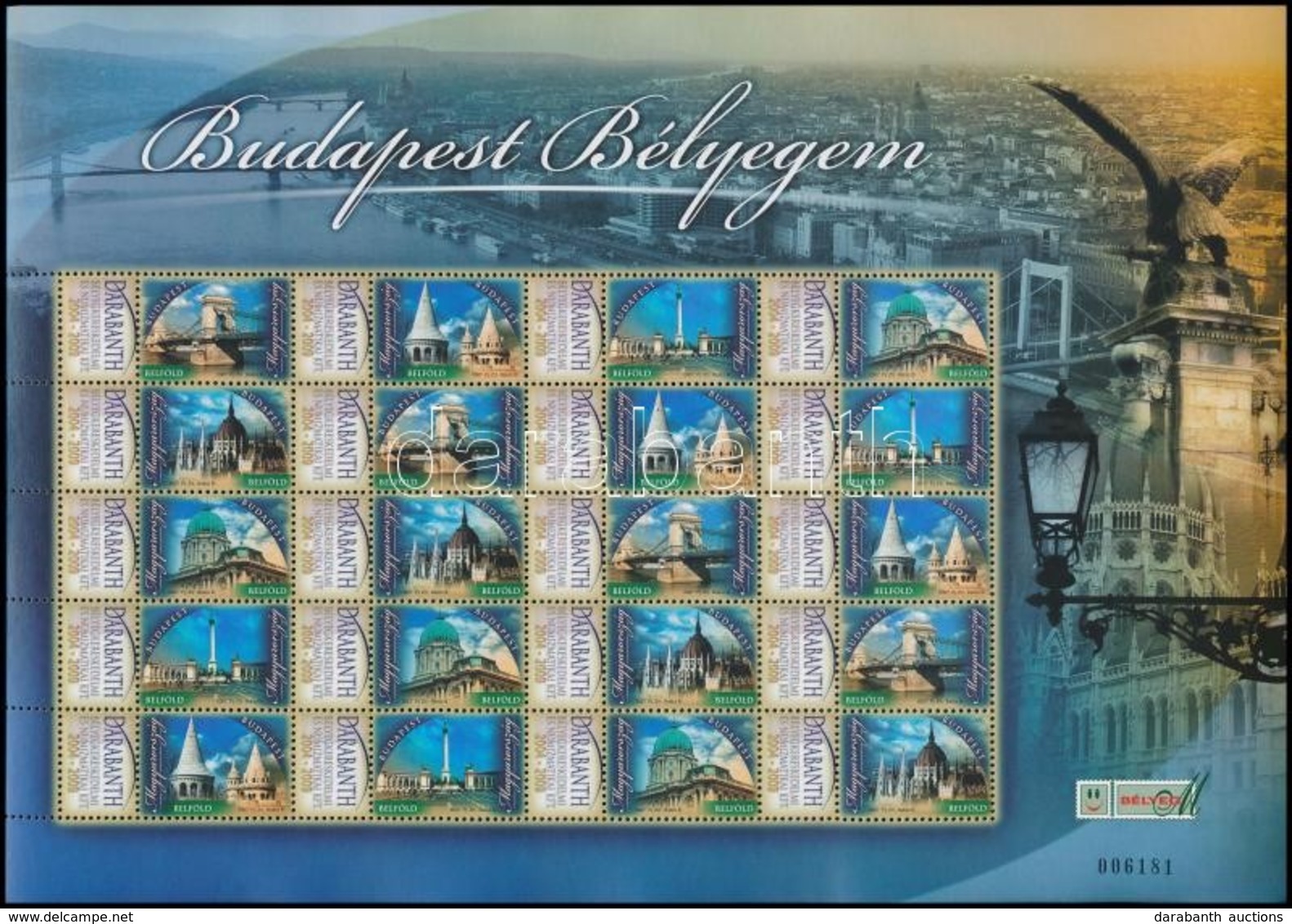 ** 2007 Budapest Bélyegem 2009-ben Megszemélyesített Teljes ív (13.500) - Sonstige & Ohne Zuordnung