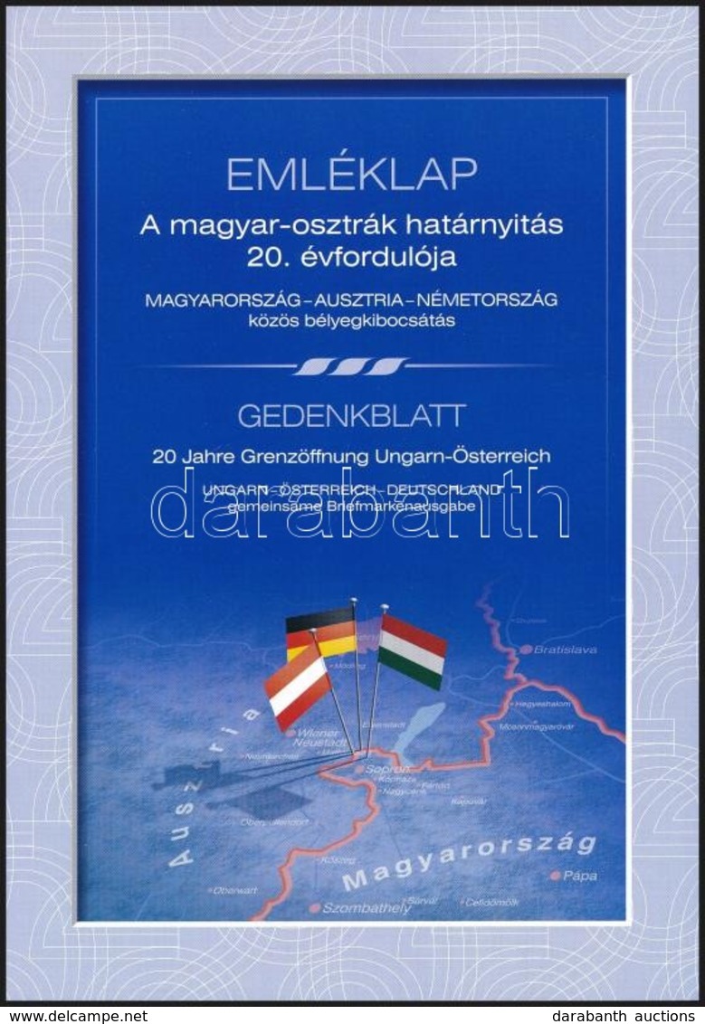 2009 Magyar-osztrák Határnyitás Emléklap - Sonstige & Ohne Zuordnung