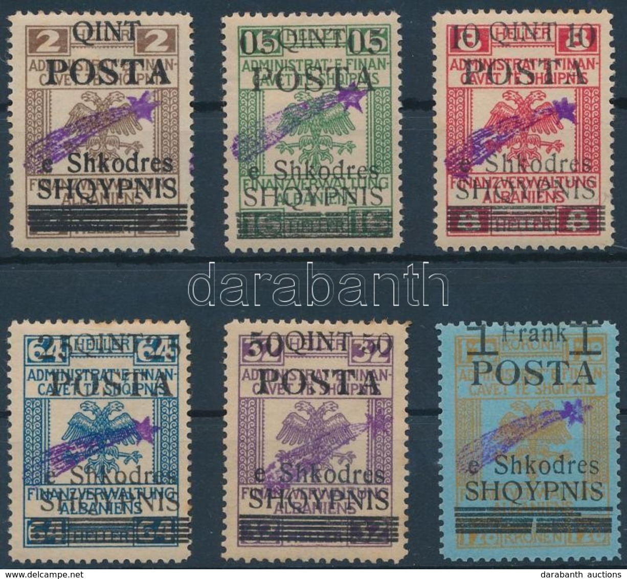 * 1919 Forgalmi Sor Mi 47-52 III - Sonstige & Ohne Zuordnung