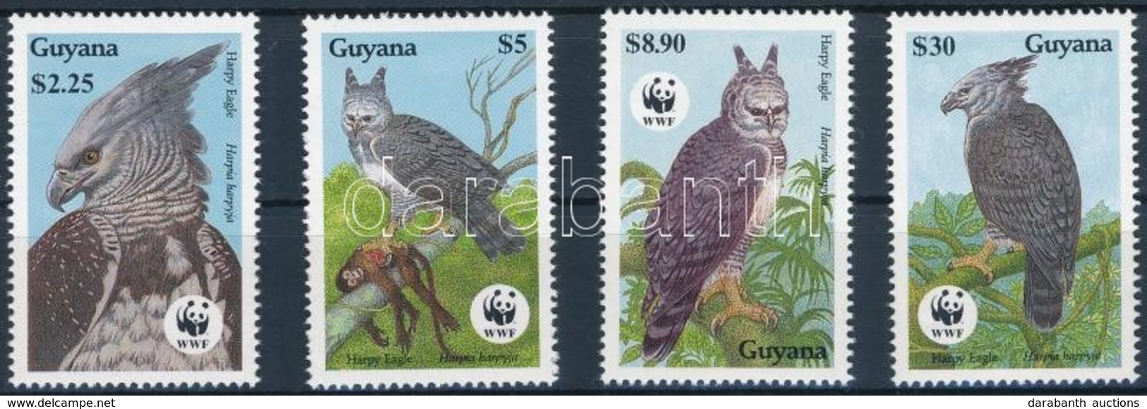 ** 1990 WWF: Hárpia Sor Mi 3077-3080 - Andere & Zonder Classificatie