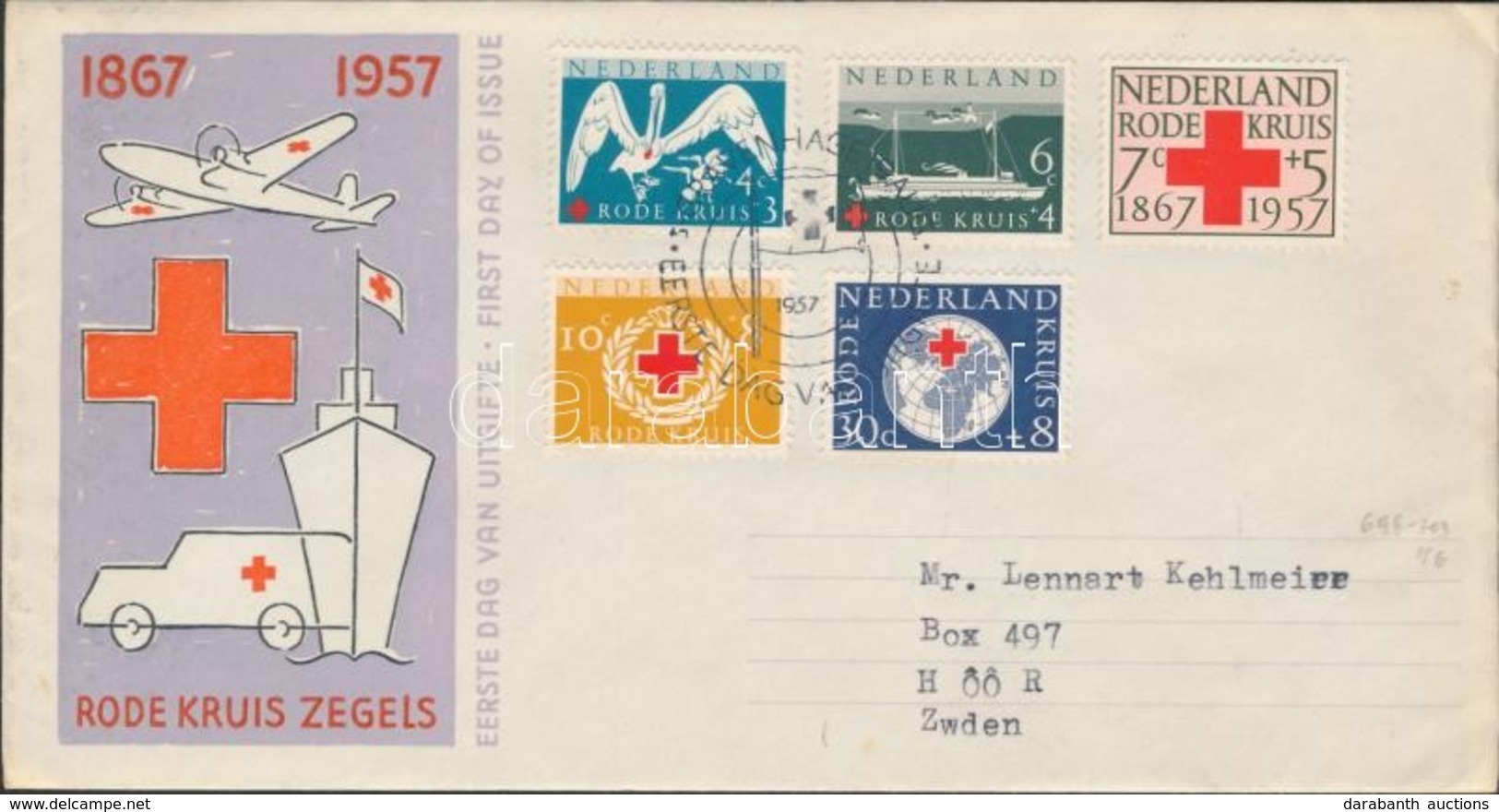 1957-1959 10 Klf FDC - Sonstige & Ohne Zuordnung