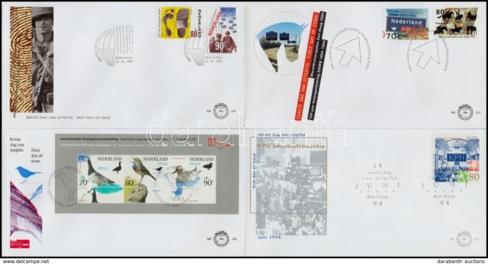 1994 8 Klf FDC - Sonstige & Ohne Zuordnung