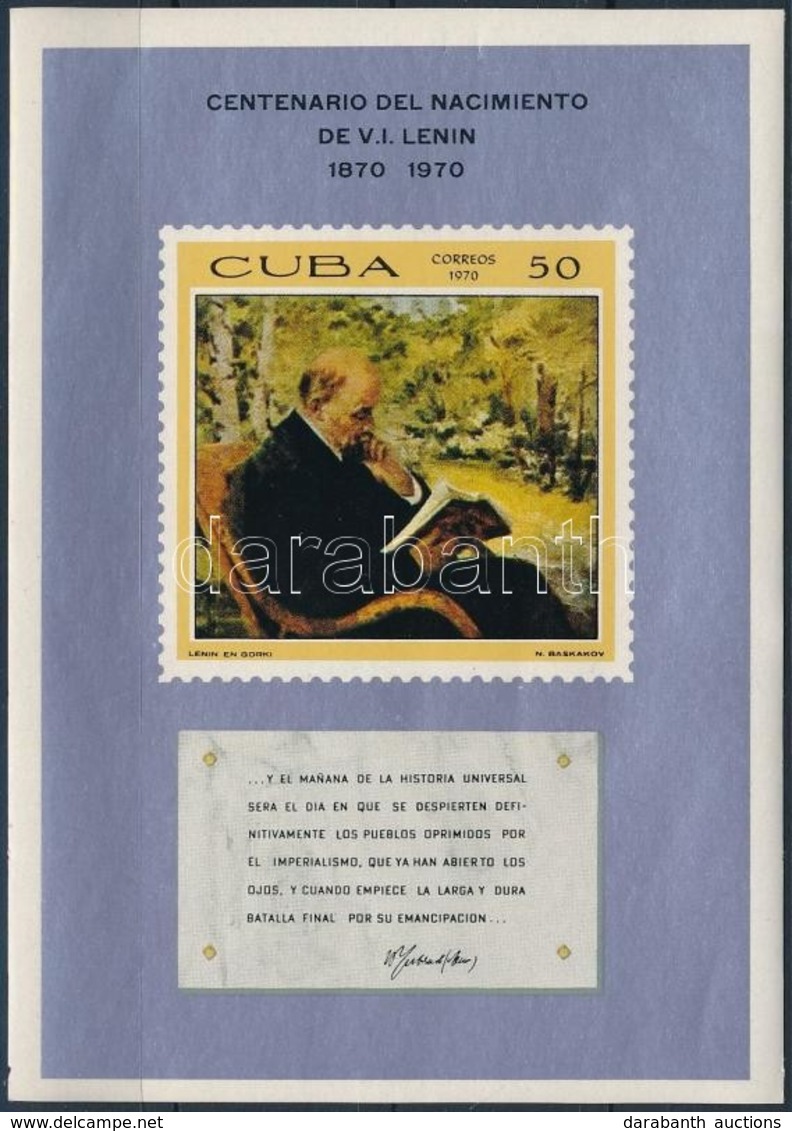 ** 1970 Lenin Blokk Mi 36 - Andere & Zonder Classificatie