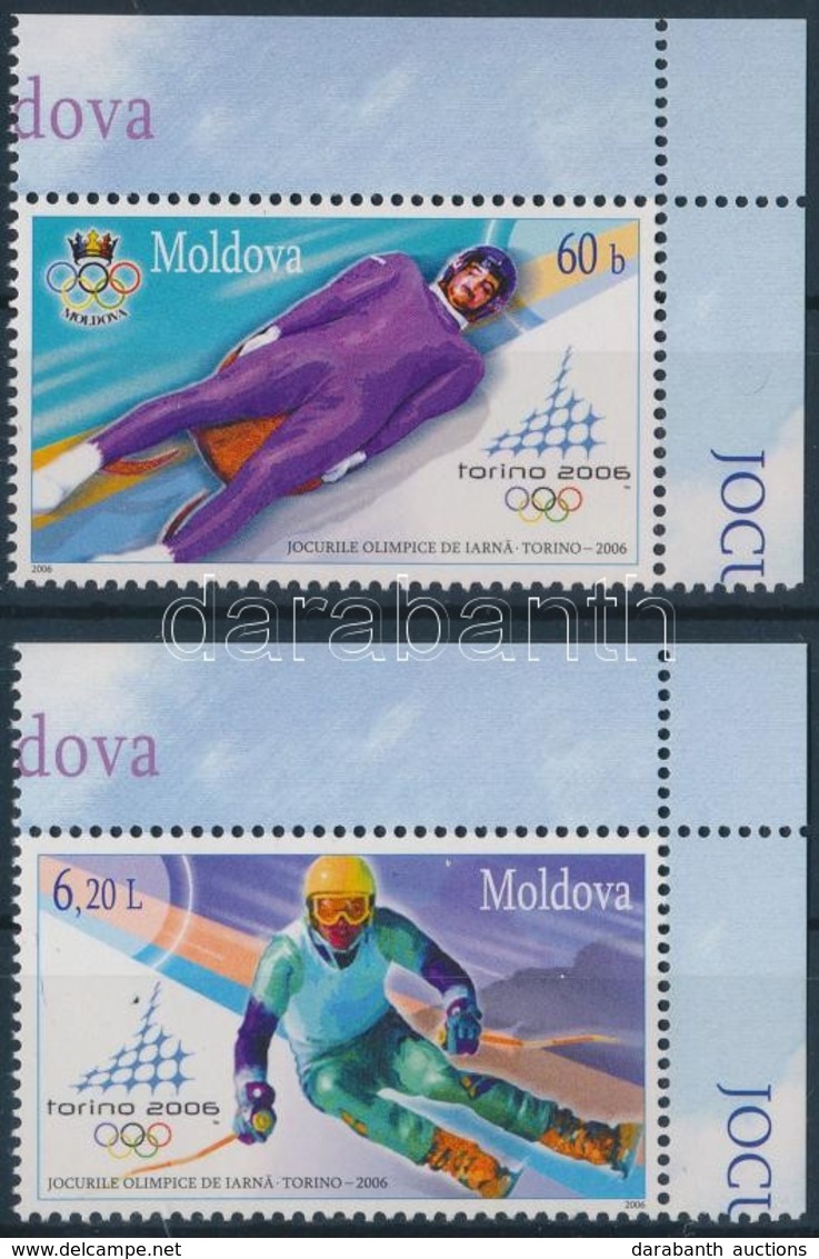 ** 2006 Téli Olimpia ívsarki Sor Mi 536-537 - Andere & Zonder Classificatie