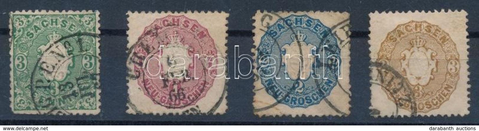 O 1863 Mi 14, 16-18 (Mi EUR 75,50) - Andere & Zonder Classificatie