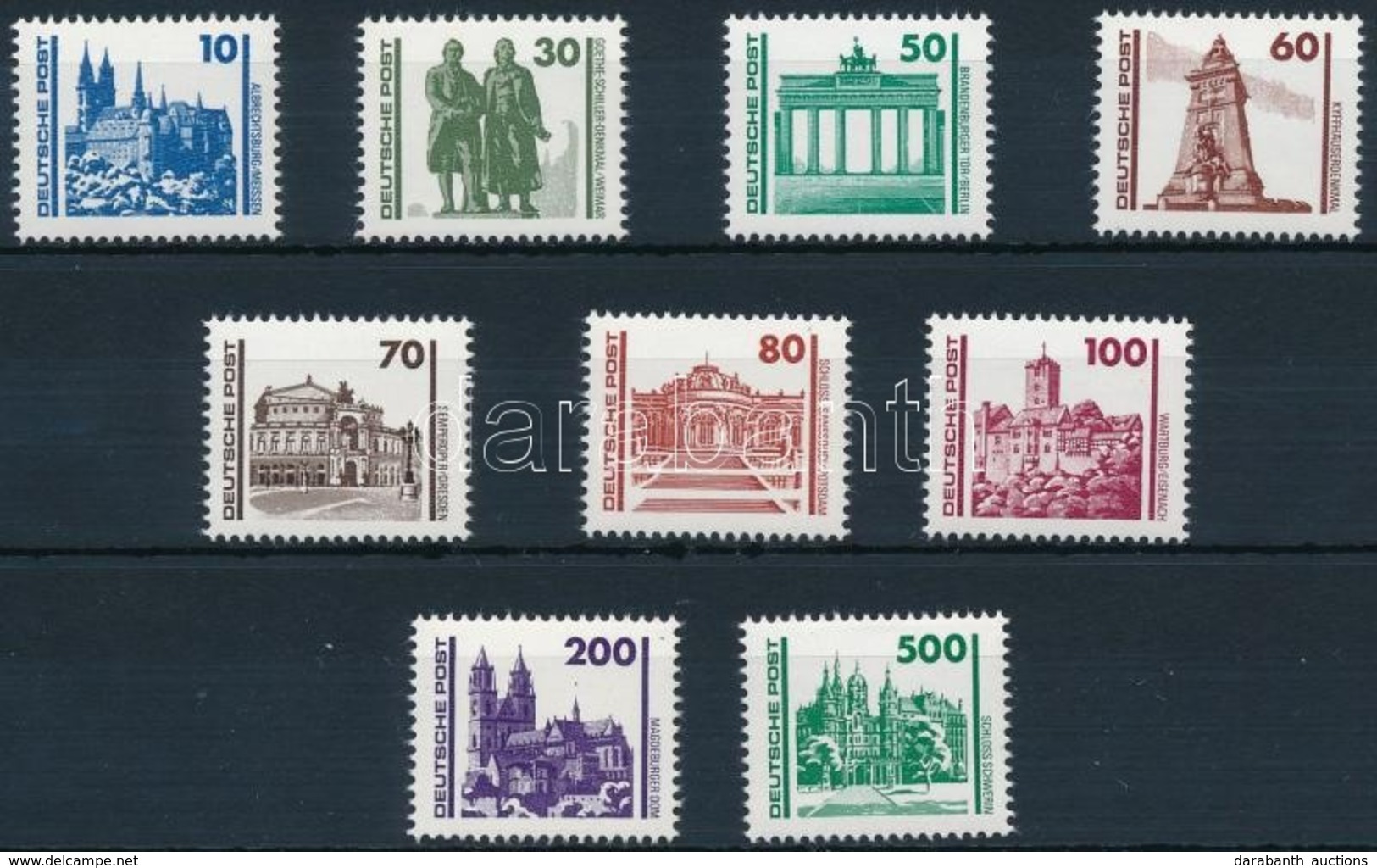 ** 1990 Várak Sor Mi 3344-3352 - Andere & Zonder Classificatie