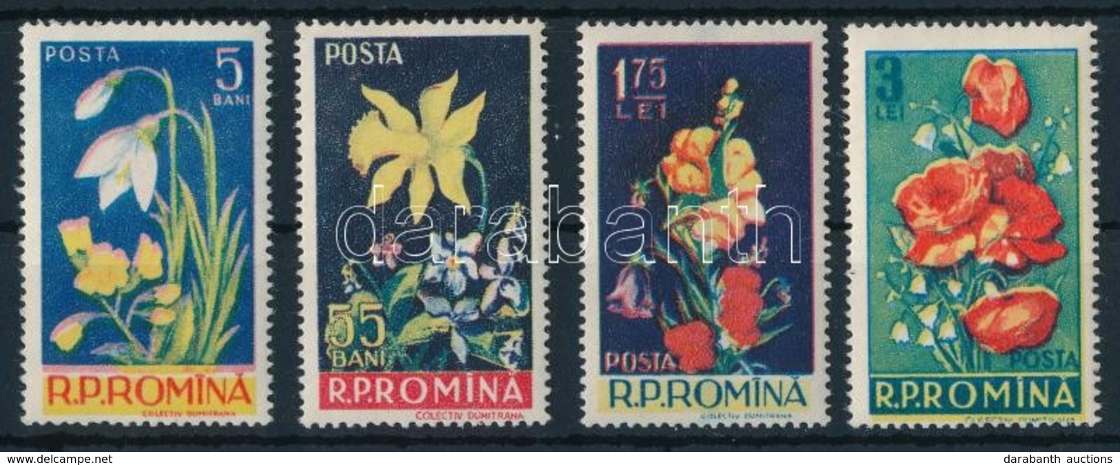 ** 1956 Virág Sor Mi 1589-1592 - Andere & Zonder Classificatie