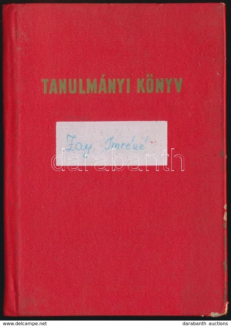 1974 Kunszentmárton, Magyar Szocialista Munkáspárt Kunszentmártoni Járási Bizottsága által Kiállított Tanulmányi Könyv - Ohne Zuordnung