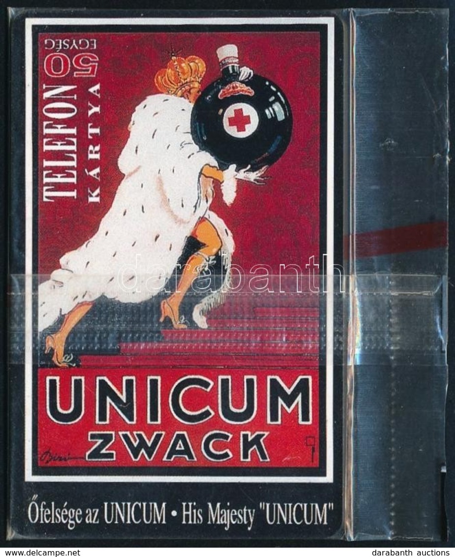 1994 Zwack Unicum Használatlan
Telefonkártya, Bontatlan Csomagolásban. Csak 4000 Pld! - Zonder Classificatie
