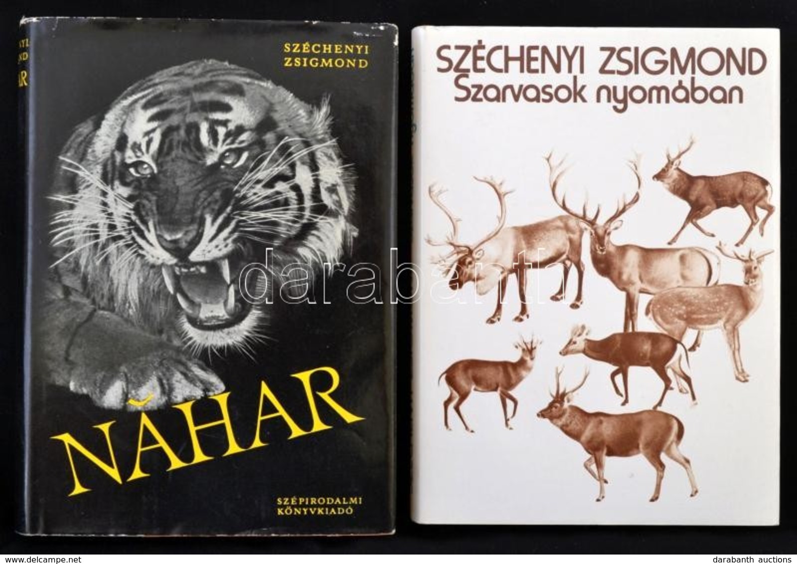 Széchenyi Zsigmond Könyvei, 2 Db:
Szarvasok Nyomában és Egyéb írások. Bp., 1979, Gondolat. Kiadói Egészvászon Kötés, Kia - Ohne Zuordnung