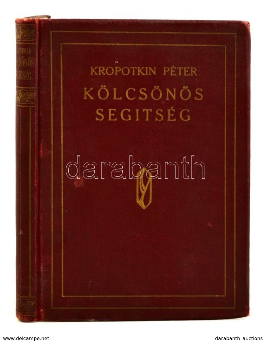 Kropotkin Péter: Kölcsönös Segítség Mint Természettörvény. Fordította Dr. Madzsar József. Bp., 1924, Népszava. Kiadói Eg - Ohne Zuordnung