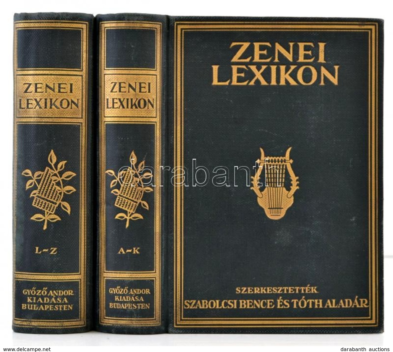 Zenei Lexikon. A Zenetörténet és Zenetudomány Enciklopédiája I-II. Kötet (teljes) Szerk. Szabolcsi Bence és Tóth Aladár. - Ohne Zuordnung