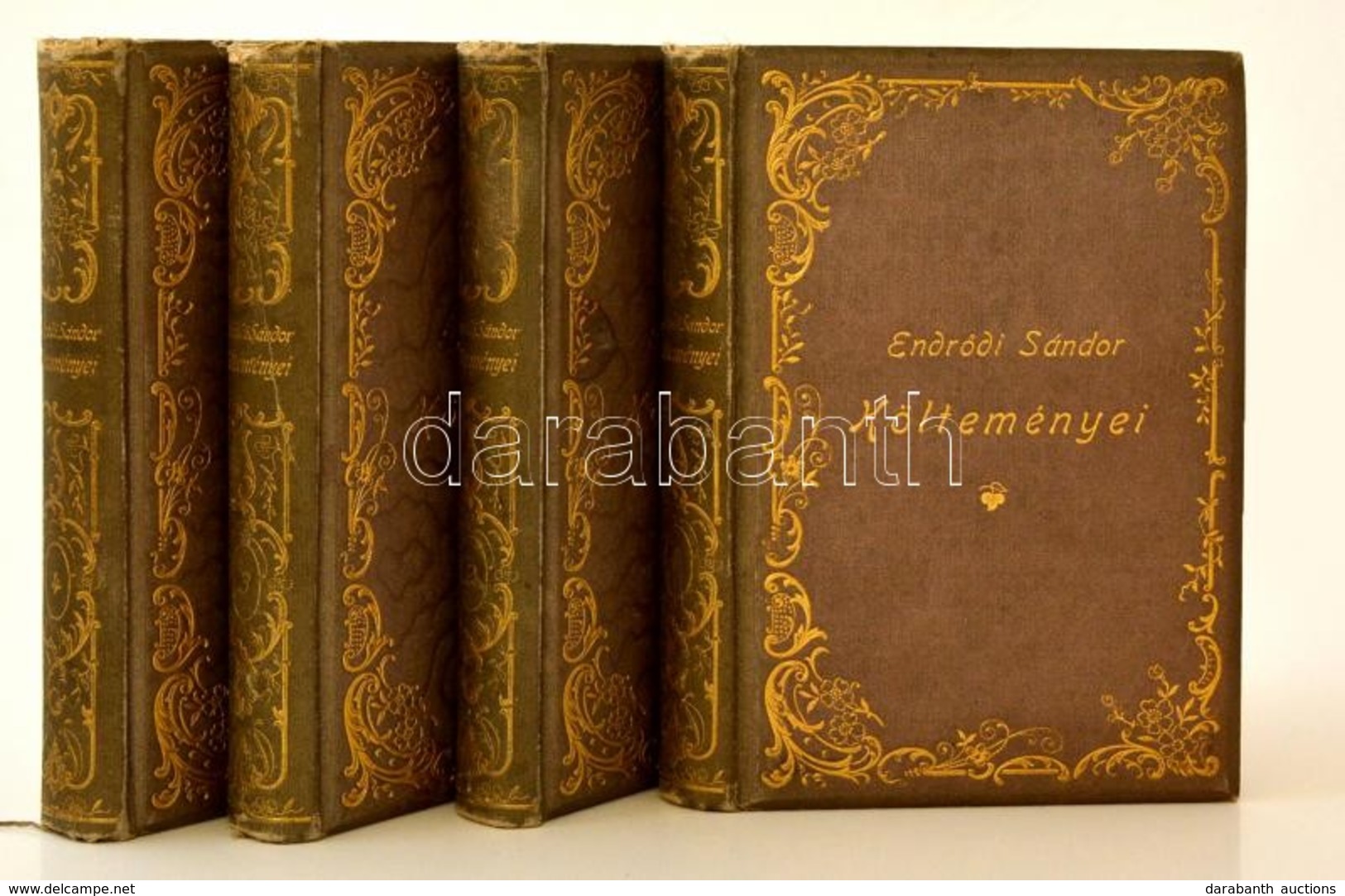 Endr?di Sándor összegy?jtött Költeményei. 1-4. Köt. Bp., 1898, Athenaeum. Díszes Vászonkötésben, Jó állapotban. - Ohne Zuordnung