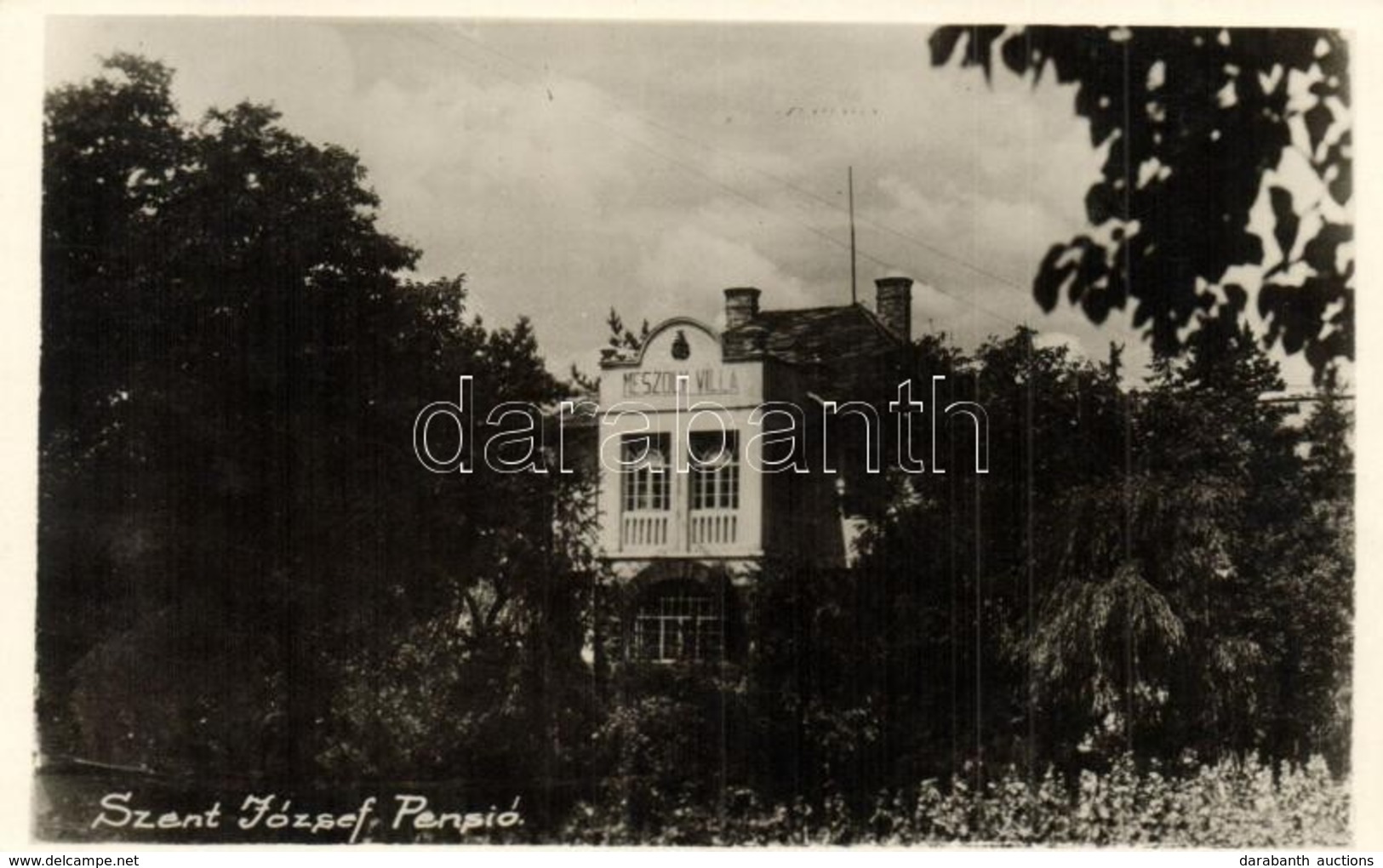 * T2/T3 Balatonfüred, Szent József Pensió, Mészöly Villa. Photo (EK) - Ohne Zuordnung