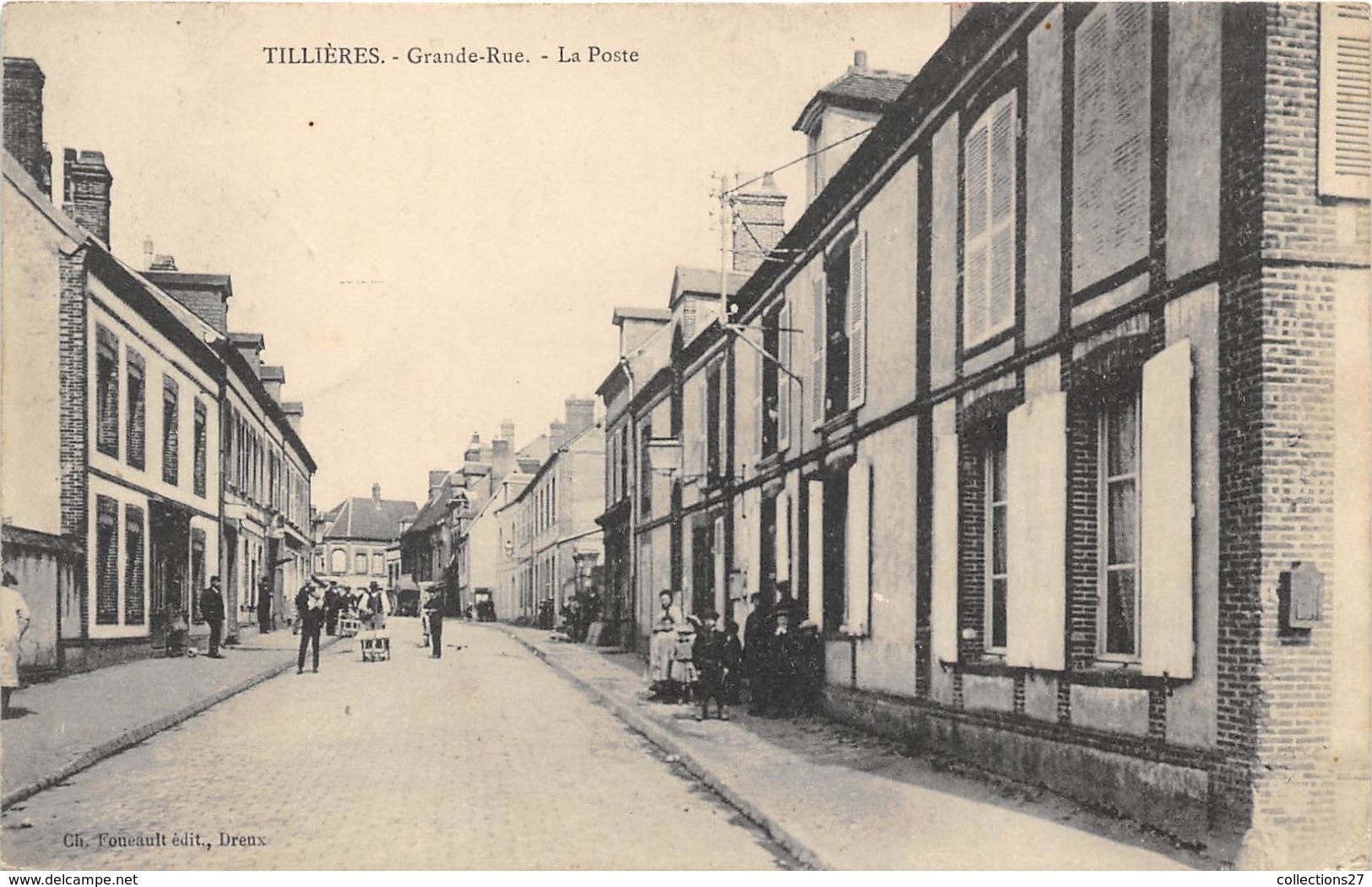27-TILLIERES-GRANDE RUE LA POSTE - Tillières-sur-Avre