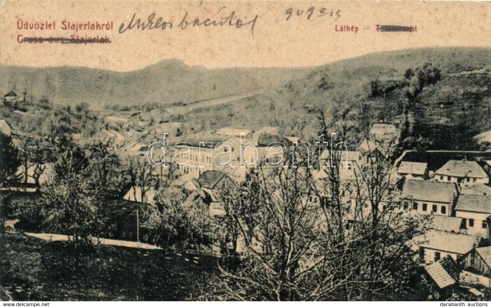 * T2/T3 Anina, Stájerlakanina, Steierdorf; Látkép. W. L. 1182. Hollschütz Kiadása / General View (EK) - Ohne Zuordnung