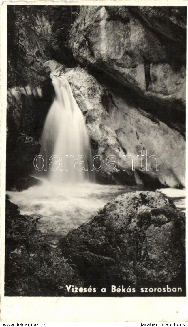 T2 Békás-szoros, Cheile Bicazului; Vízesés / Gorge, Waterfall - Zonder Classificatie