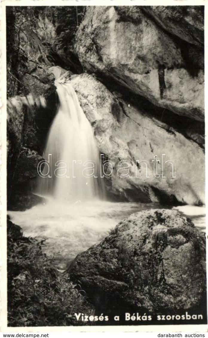 T2 Békás-szoros, Cheile Bicazului; Vízesés / Gorge, Waterfall - Ohne Zuordnung