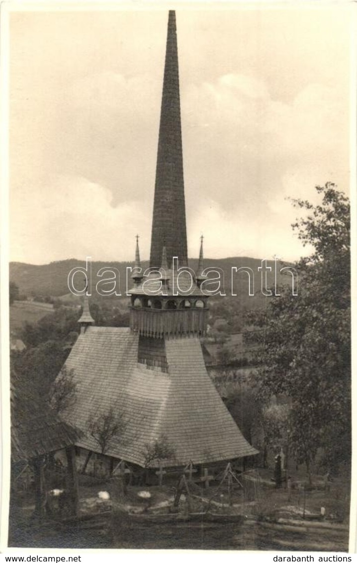 ** T1 Fels?füld, Fildu De Sus; Régi Román Fatemplom és Temet? / Romanian Wooden Church And Cemetery - Ohne Zuordnung