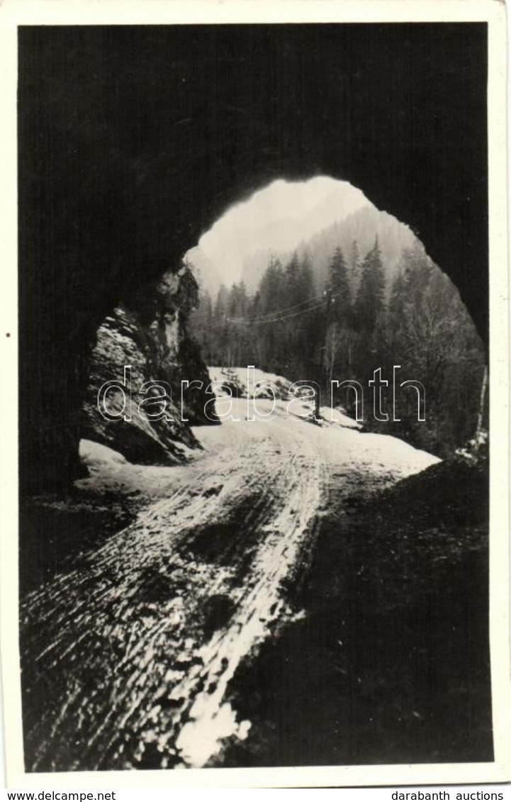 ** T1 Gyilkos-tó, Lacul Rosu;  Alagút, Fitzus Zoltán Kiadása / Tunnel - Ohne Zuordnung