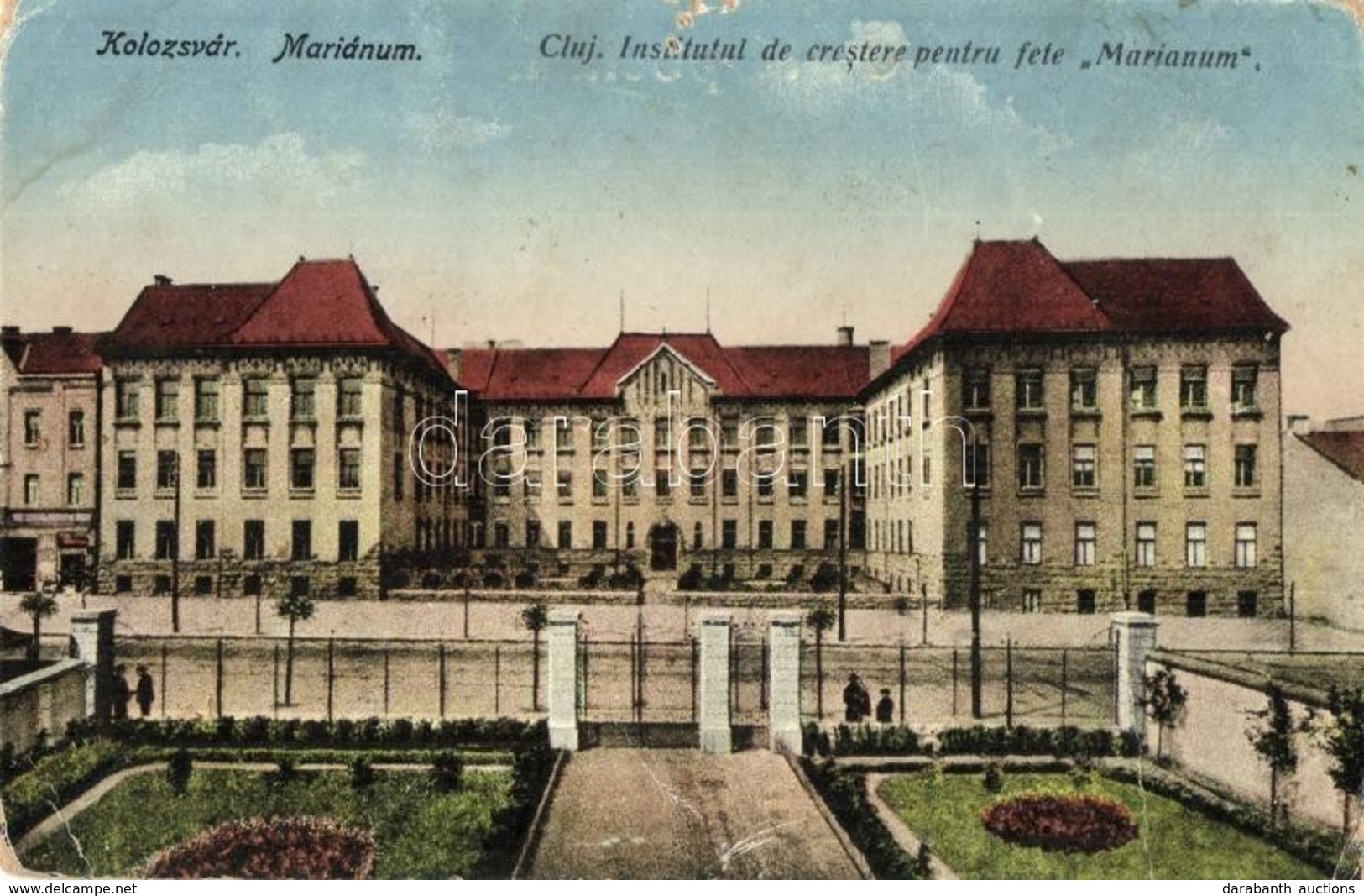 T3 Kolozsvár, Cluj; Mariánum. Rigó Árpád Utóda Kiadása / Institutul De Crestere Pentru Fete Marianum / Girls' School (EB - Ohne Zuordnung