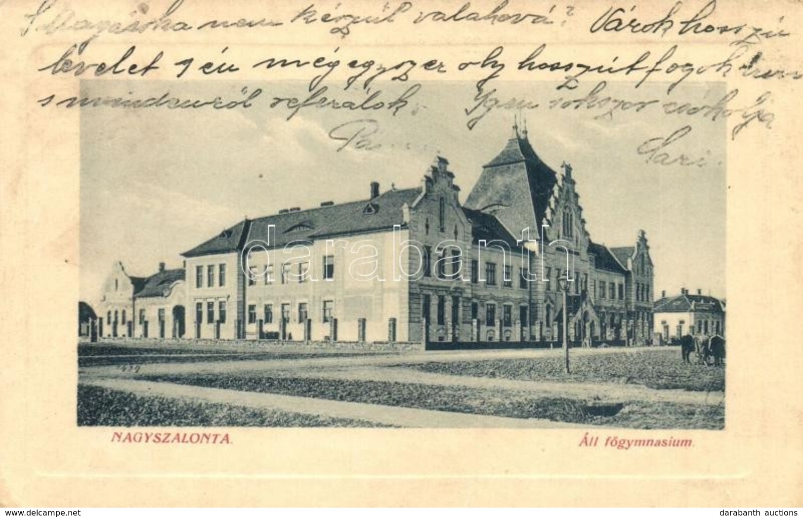 T2/T3 Nagyszalonta, Salonta; Állami F?gimnázium. W. L. Bp. 6541. / Grammar School (EK) - Ohne Zuordnung