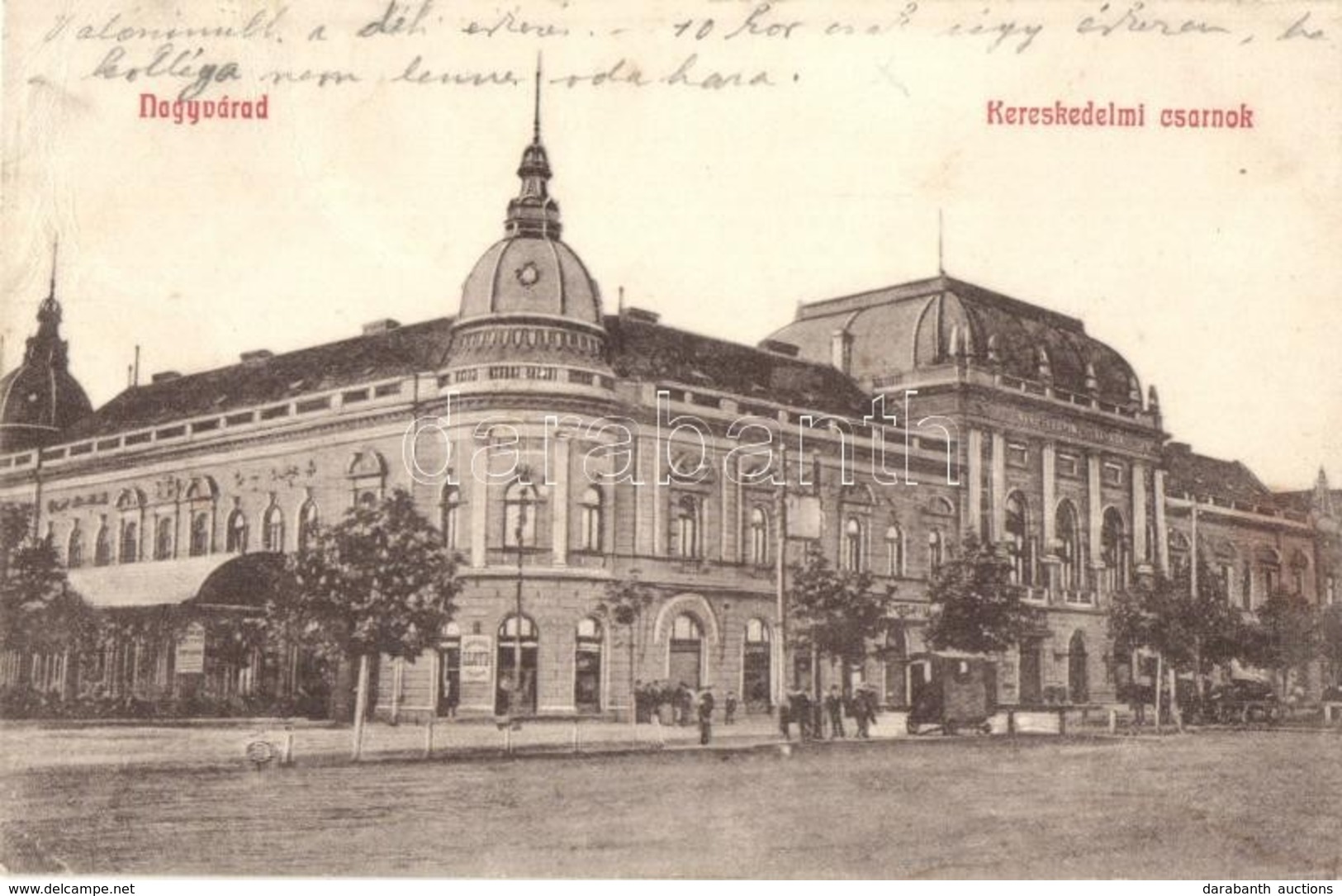 * T3 Nagyvárad, Oradea; Kereskedelmi Csarnok, Lloyd Kávéház / Market Hall, Café (Rb) - Ohne Zuordnung