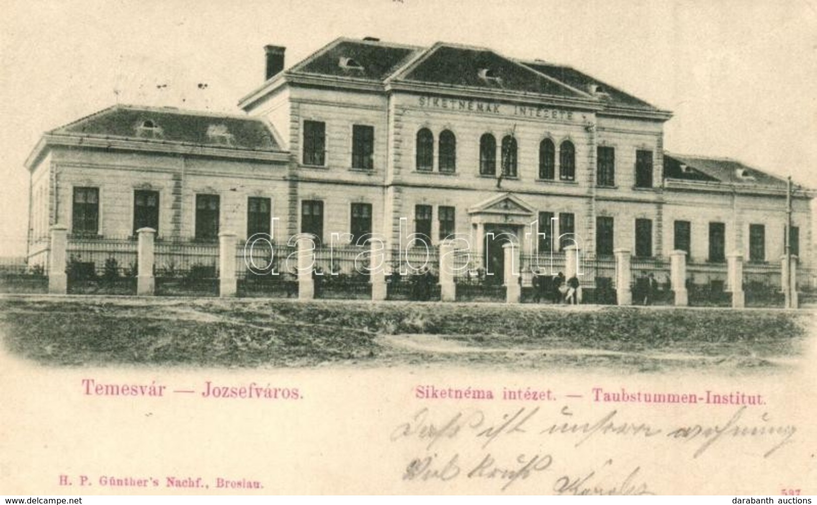 * T2 1903 Temesvár, Timisoara; Józsefváros, Siketnéma Intézet / Iosefin, Deaf-mute Institute - Ohne Zuordnung