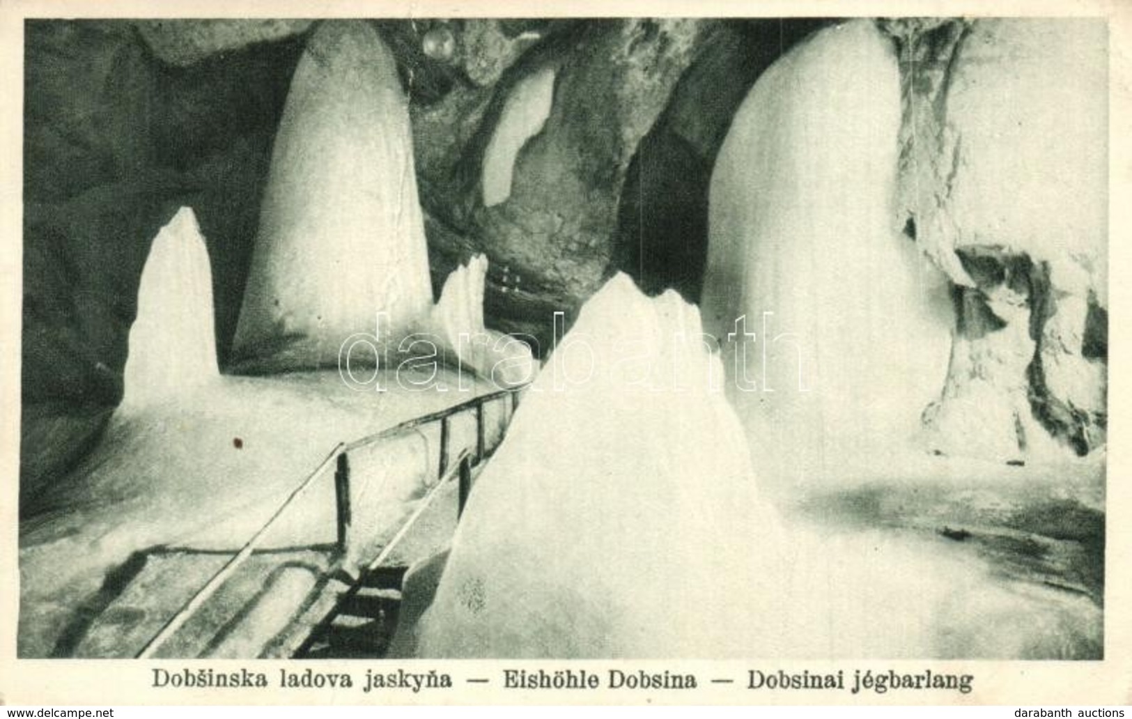 ** * Dobsina - 7 Db Régi és Modern Képeslap A Barlangról / 7 Pre-1945 And Modern Postcards Of The Cave - Zonder Classificatie