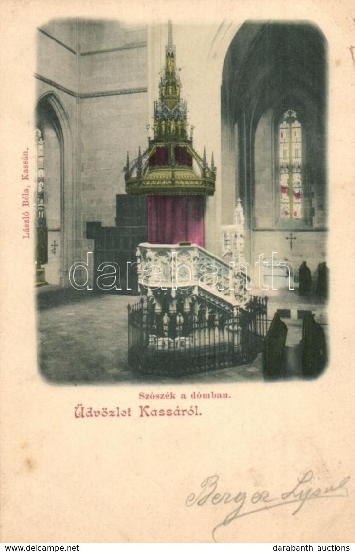 T2 Kassa, Kosice; Szószék A Dómban, Bels? / Pulpit In The Dome, Interior - Ohne Zuordnung