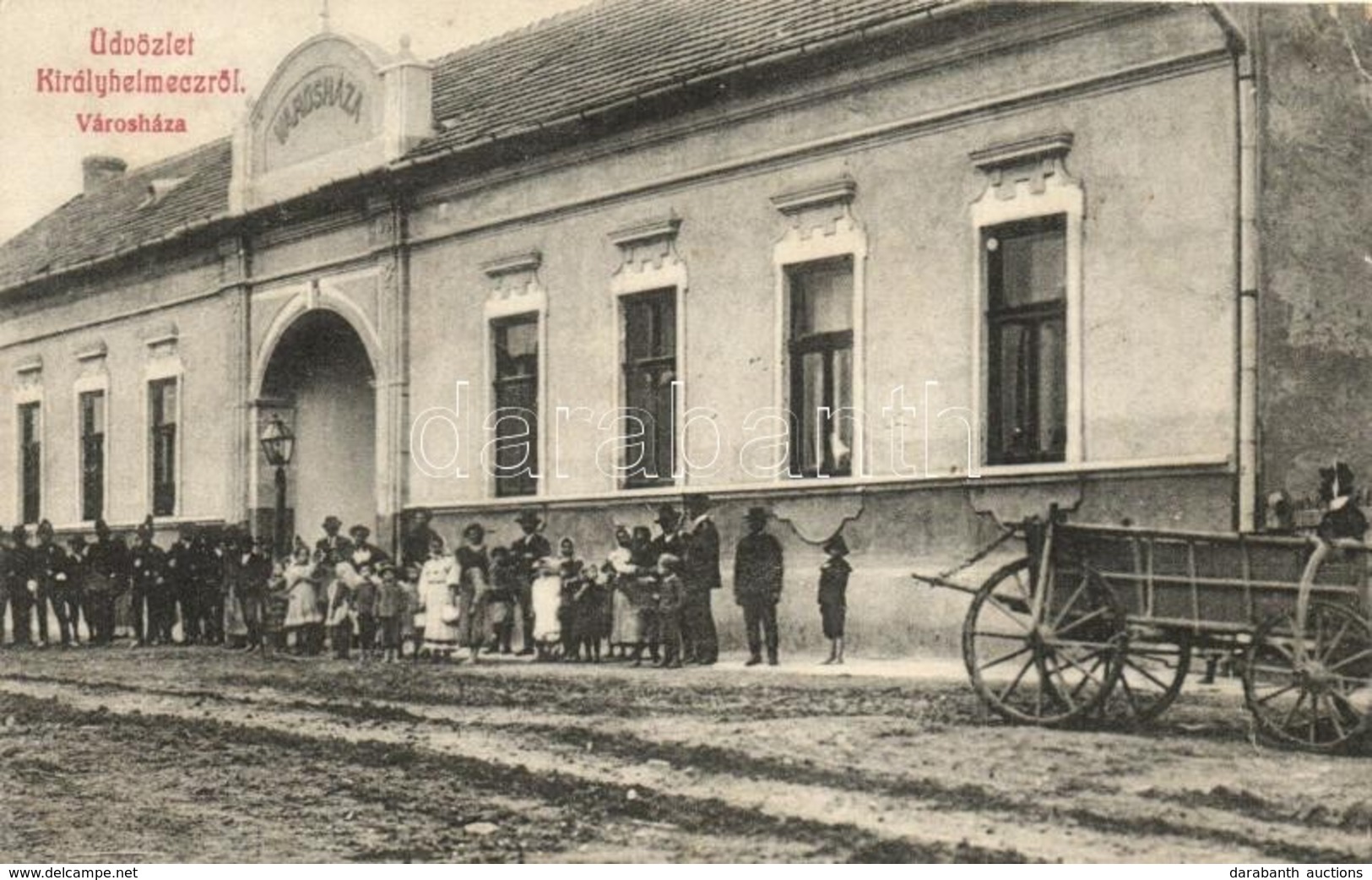 T2 Királyhelmec, Královsky Chlmec; Városháza / Town Hall - Ohne Zuordnung