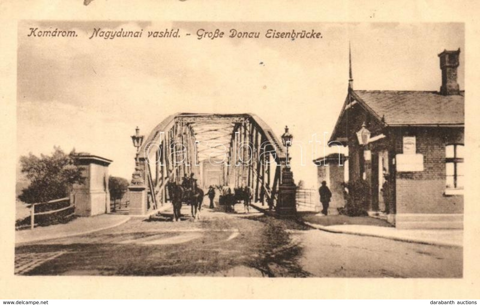 T2 Komárom, Komárno; Nagy-Duna Vashíd / Große Donau Eisenbrücke / Danube Iron Bridge - Ohne Zuordnung