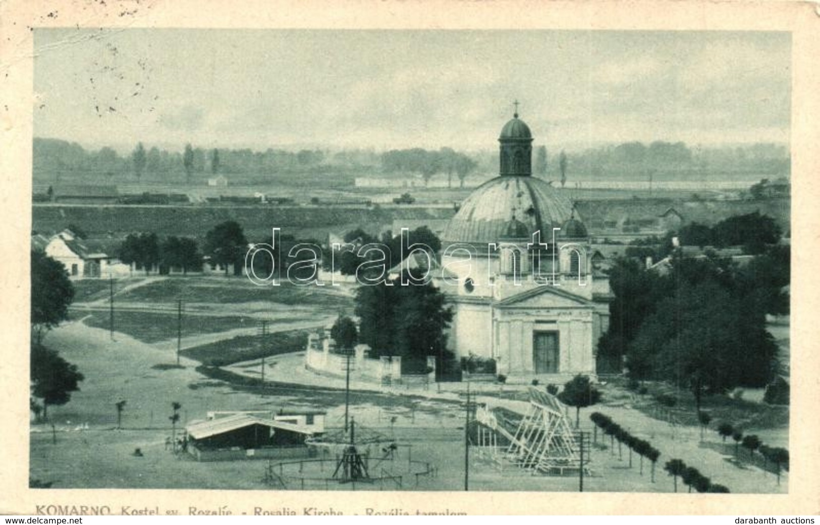 T3 Komárom, Komárno; Kostel Sv. Rozalie / Rosalia Kirche / Rozália Templom / Church (EB) - Ohne Zuordnung