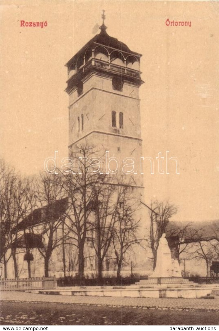 T2 Rozsnyó, Roznava; ?rtorony. Búfy János Kiadása / Watch Tower - Ohne Zuordnung