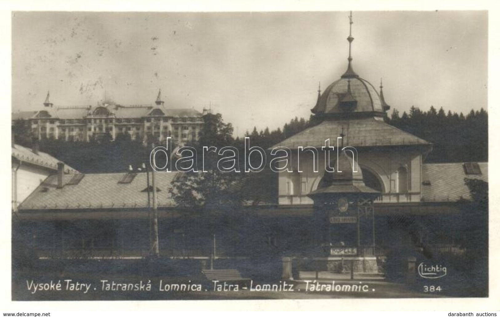 T2 Tátralomnic, Tatranska Lomnica; Praha Szálloda, Kino Urania Fürd?k / Hotel, Spas - Ohne Zuordnung