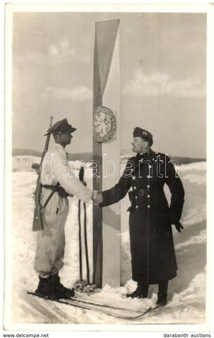 * T2 1939 Uzsok, Uzhok; Magyar-Lengyel Baráti Találkozás A Visszafoglalt Ezeréves Határon / Hungarian-Polish Meeting On  - Ohne Zuordnung